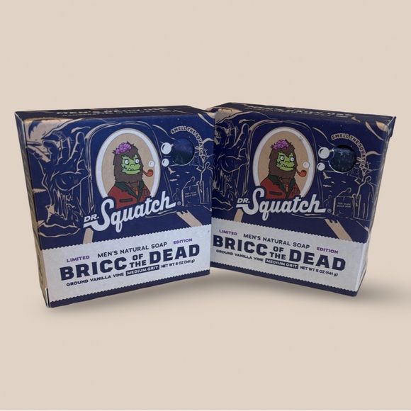 Dr Squatch - 2-Pack Limited Edition Bricc of the Dead - Ground Vanilla -  NWT - Picture 1 of 6